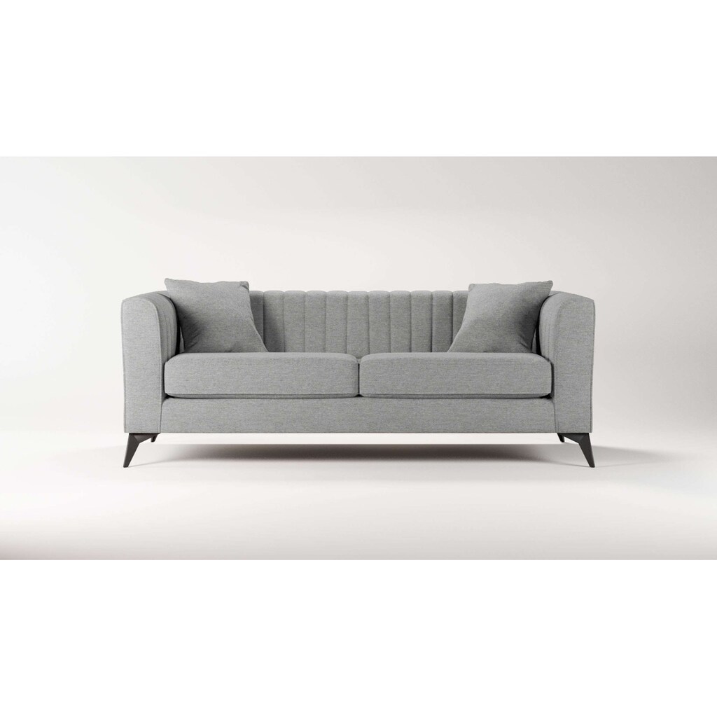 Places of Style 3-Sitzer »MATTHEW B/T/H: 201/86/74 cm« feine Steppung im Rückenbereich lose Sitzkissen incl. Zierkissen kaufen Begrenzte Freigabe