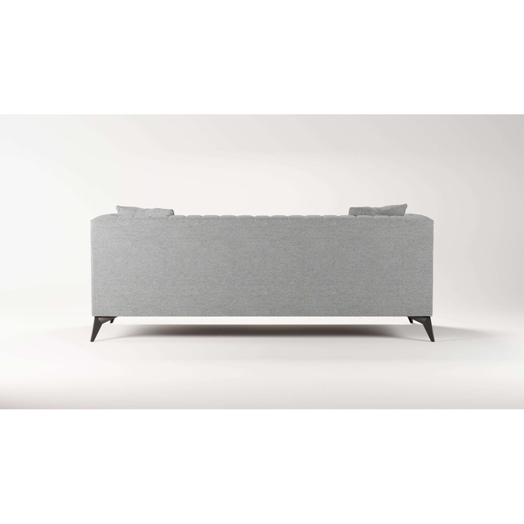 Places of Style 3-Sitzer »MATTHEW B/T/H: 201/86/74 cm« feine Steppung im Rückenbereich lose Sitzkissen incl. Zierkissen kaufen Begrenzte Freigabe