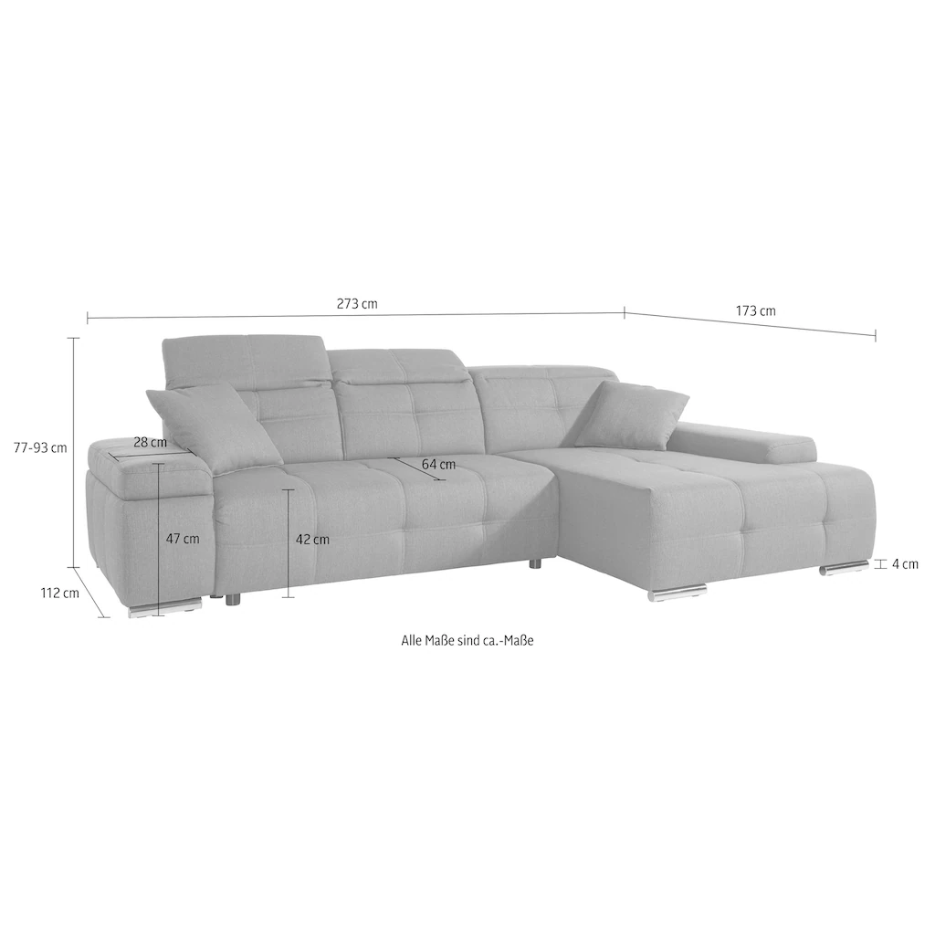 sit&more Ecksofa mit Bettfunktion online kaufen JETZT KAUFEN