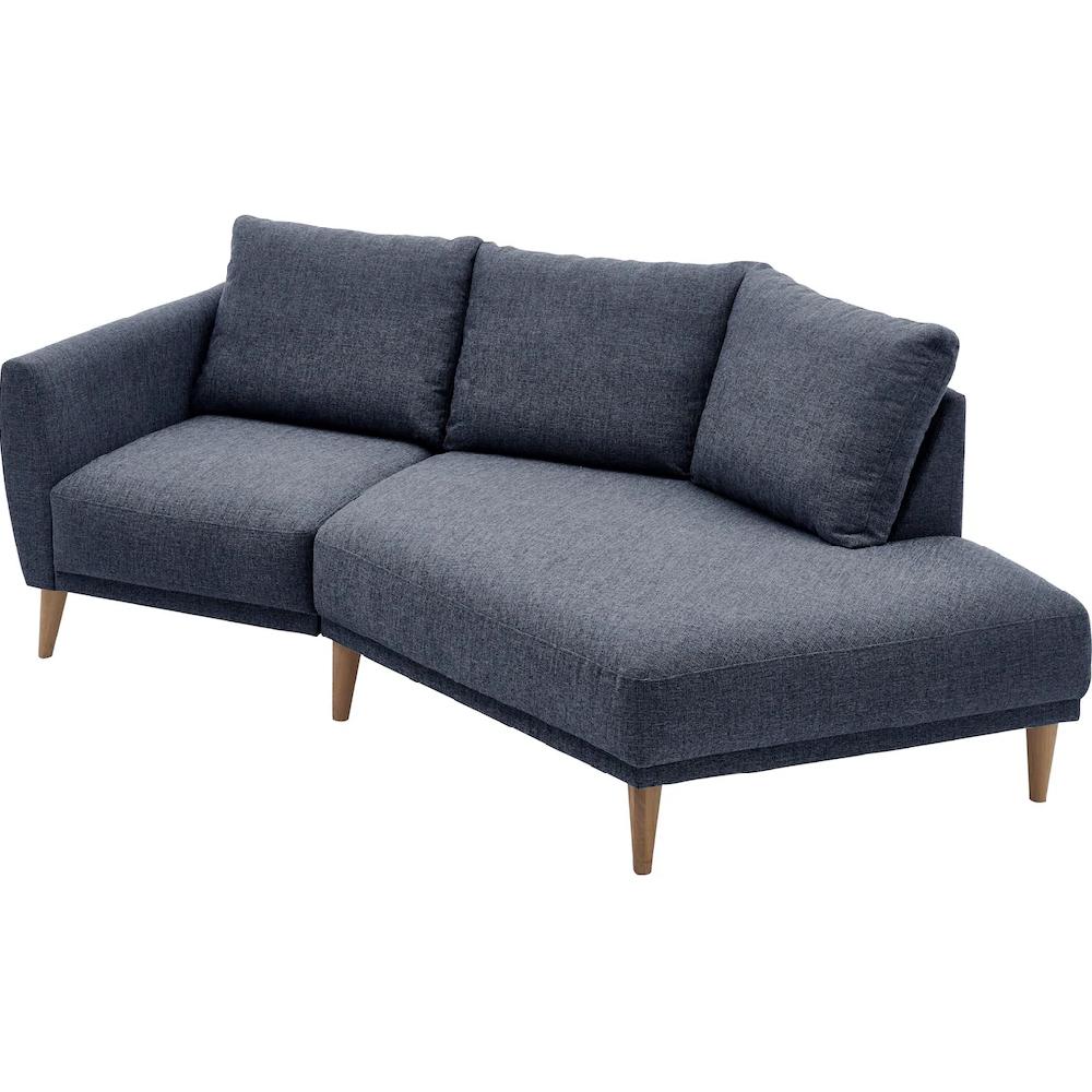 ATLANTIC home collection 2 5-Sitzer »Elvis« Polsterecke mit offenem Ende im skandinavischen Stil Massivholzfüße kaufen