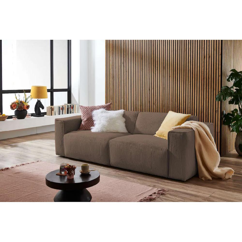 andas 3-Sitzer »Noord« mit Kedernaht Breite 232 cm Cord Struktur kaufen