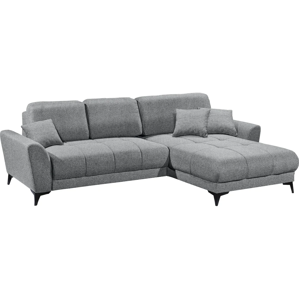 ED EXCITING DESIGN Ecksofa »Bern L-Form« frei im Raum stellbar mit Bettkasten mit Schlaffunktion kaufen Nur für heute