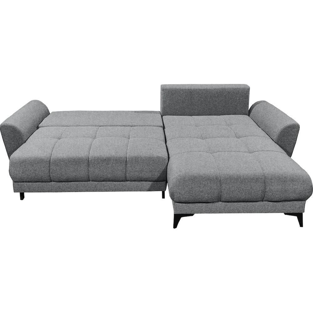 ED EXCITING DESIGN Ecksofa »Bern L-Form« frei im Raum stellbar mit Bettkasten mit Schlaffunktion kaufen Nur für heute