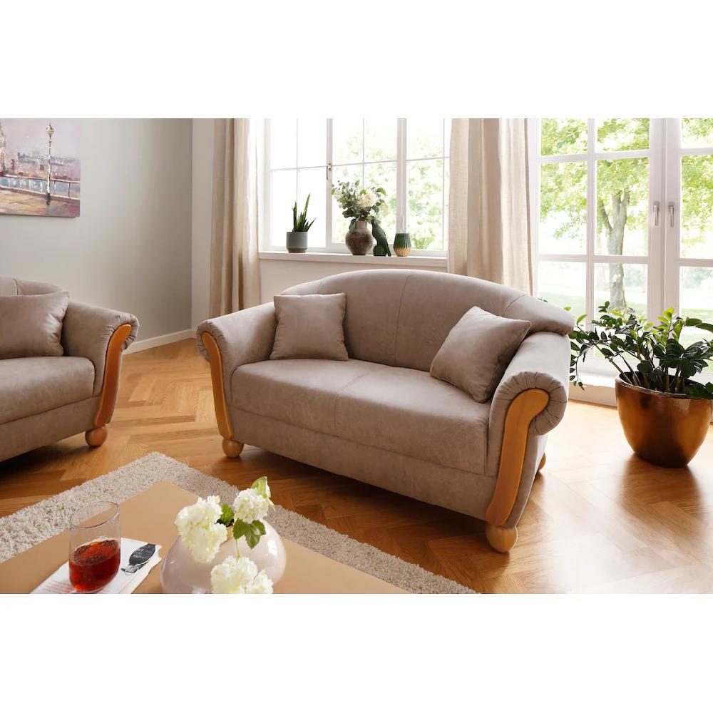 Home affaire 2-Sitzer »Milano Vintage« mit Federkern Bezug in Vintageoptik incl. Zierkissen kaufen