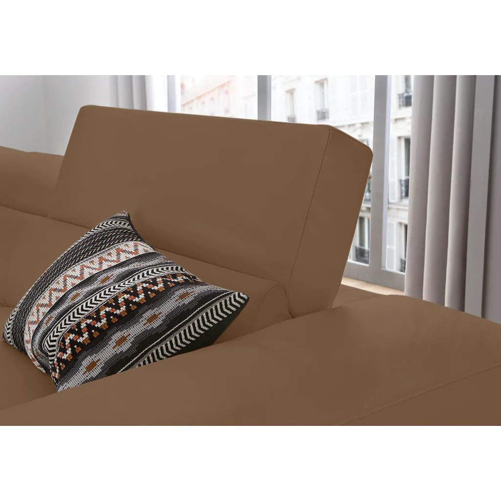 W.SCHILLIG Ecksofa »piedroo Designsofa mit tollem Sitzkomfort L-Form« Kopfteilverstellung wahlweise mit Sitztiefenverstellung Breite 303cm kaufen Kostenloser Versand international