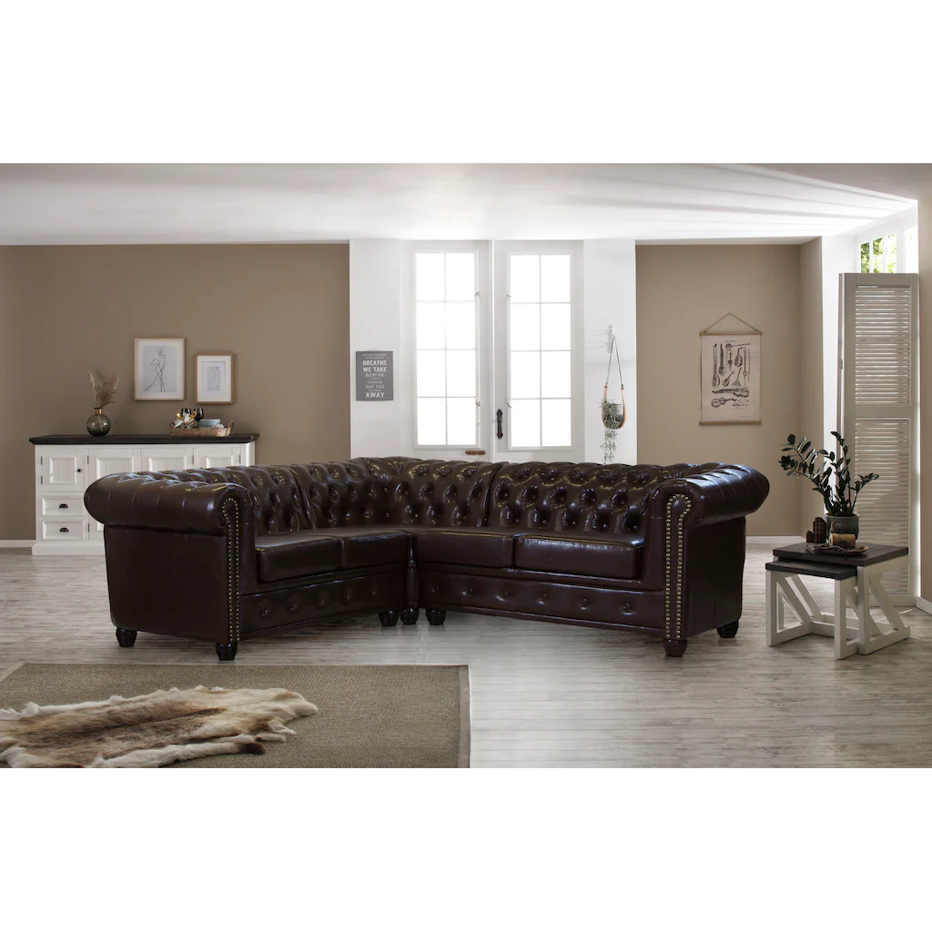 Home affaire Chesterfield-Sofa »Rysum L-Form« kaufen
