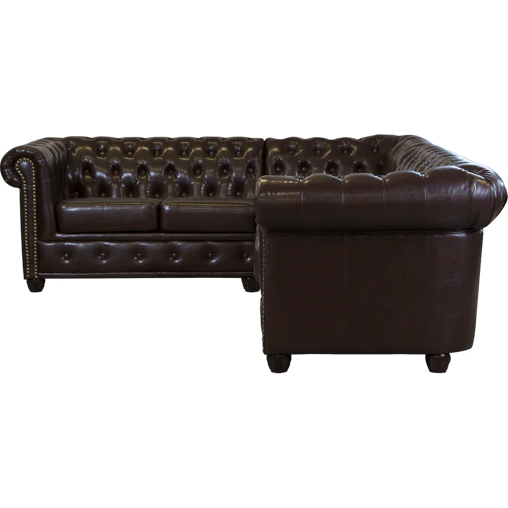 Home affaire Chesterfield-Sofa »Rysum L-Form« kaufen Rabatte dieses Monats