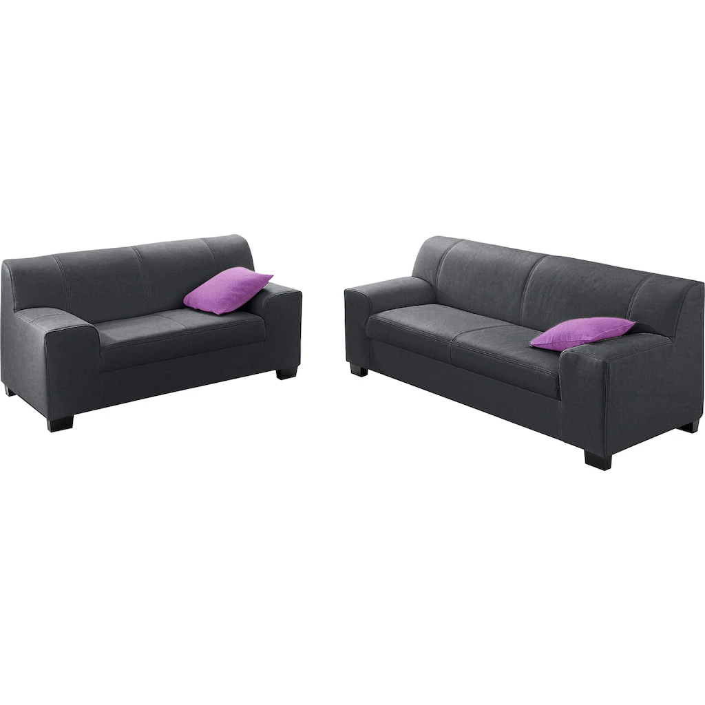 DOMO collection Polstergarnitur »Amando« (Spar-Set) bestehend aus 2er- und 3er-Sofa kaufen Online