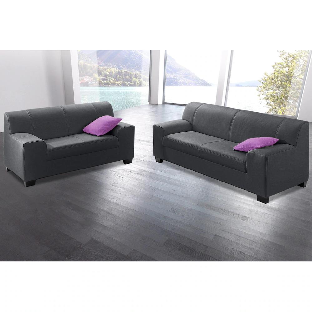 DOMO collection Polstergarnitur »Amando« (Spar-Set) bestehend aus 2er- und 3er-Sofa kaufen Online