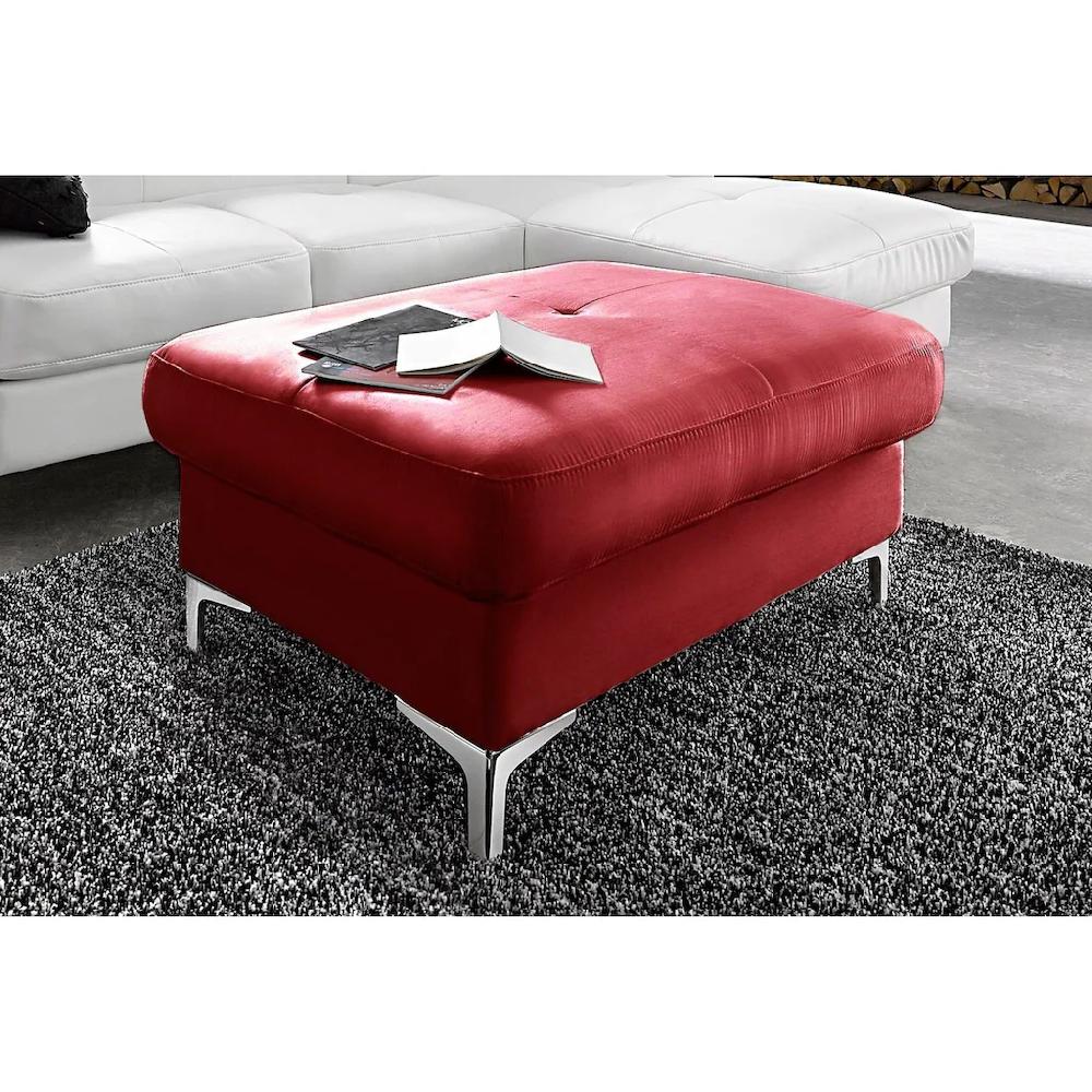 COTTA Polstergarnitur »Sammy« (Set Tiefe der Recamiere 169 cm) Set: bestehend aus Wohnlandschaft und Hocker wahlweise Bettfunktion Fabrikpreis