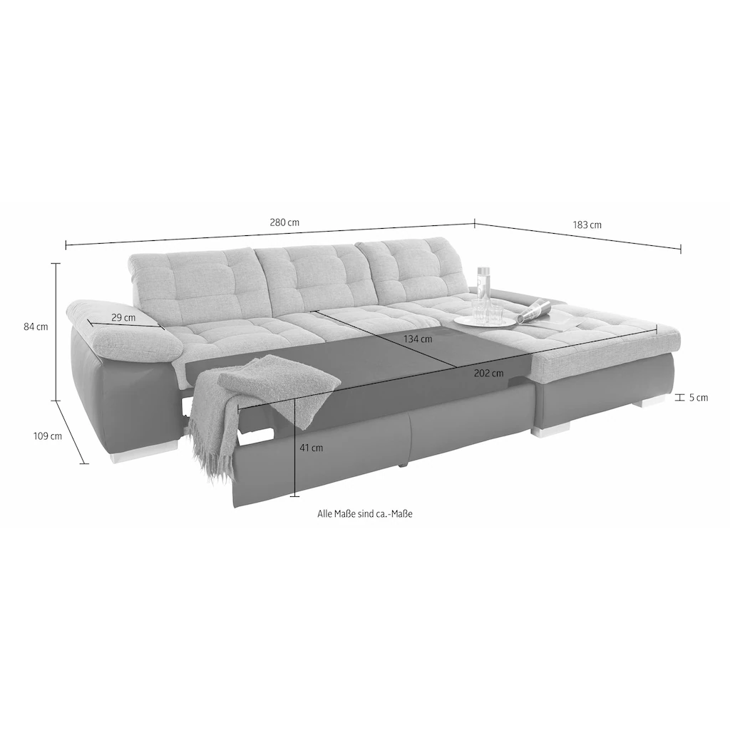 sit&more Ecksofa mit Bettfunktion online kaufen Große Rabatte