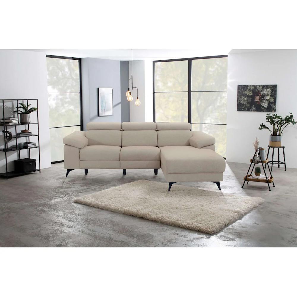 Places of Style Ecksofa »Samira« mit elektrischer Relaxfunktion in einem Sitz und USB-Anschluss kaufen Bestseller
