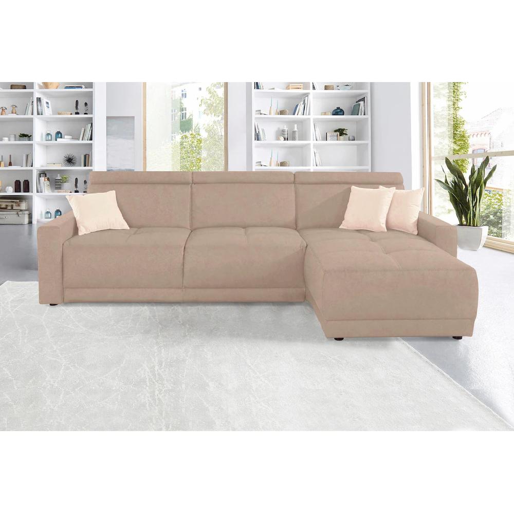 DOMO collection Ecksofa mit Kopfteilverstellung online kaufen VIP-Rabatte