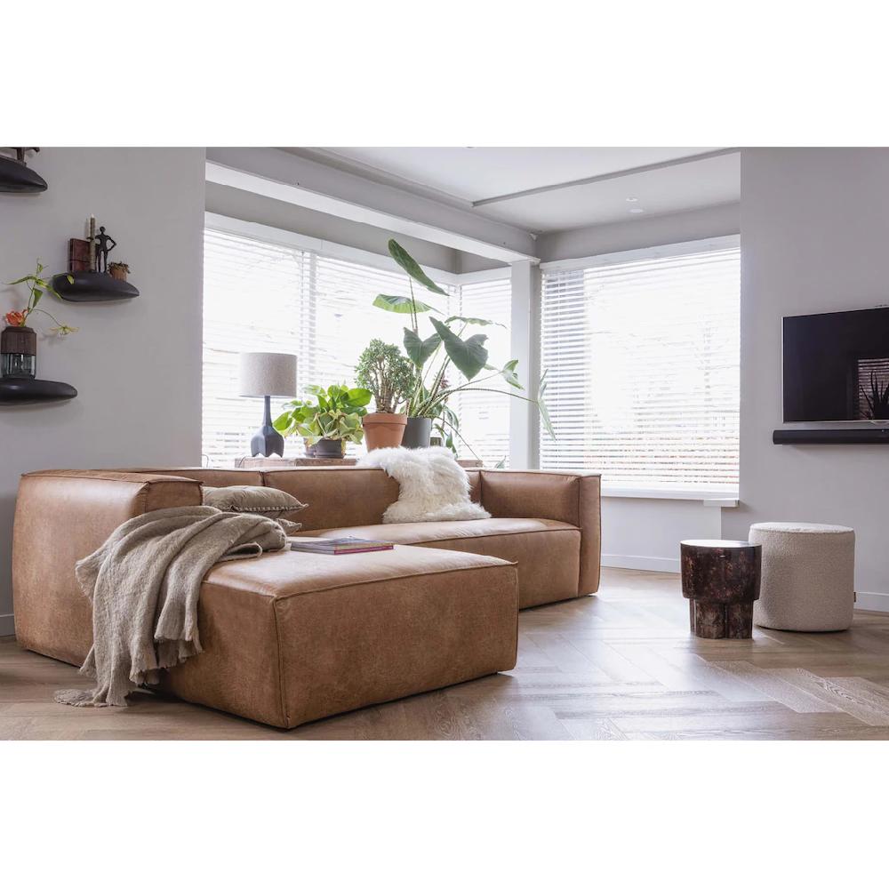 WOOOD Ecksofa »Bean« Bezug in Lederoptik Breite 305 cm kaufen Bis zu 60% Rabatt