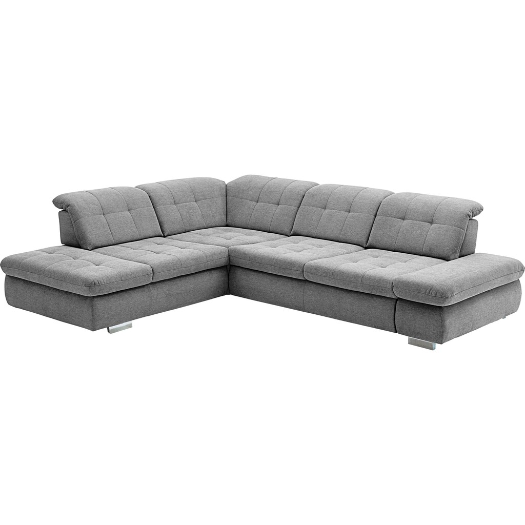 Die PlanBar Ecksofa »MP-IN17004 L-Form« wahlweise mit Bettfunktion Sitztiefen- und Kopfteilverstellung kaufen