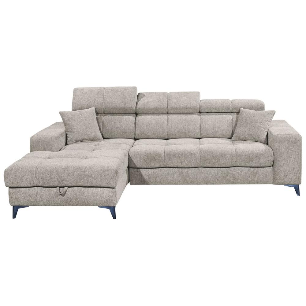 ED EXCITING DESIGN Ecksofa »Sydney L-Form« (2 St.) frei im Raum stellbar mit Bettkasten inkl. Kopfteilverstellung kaufen