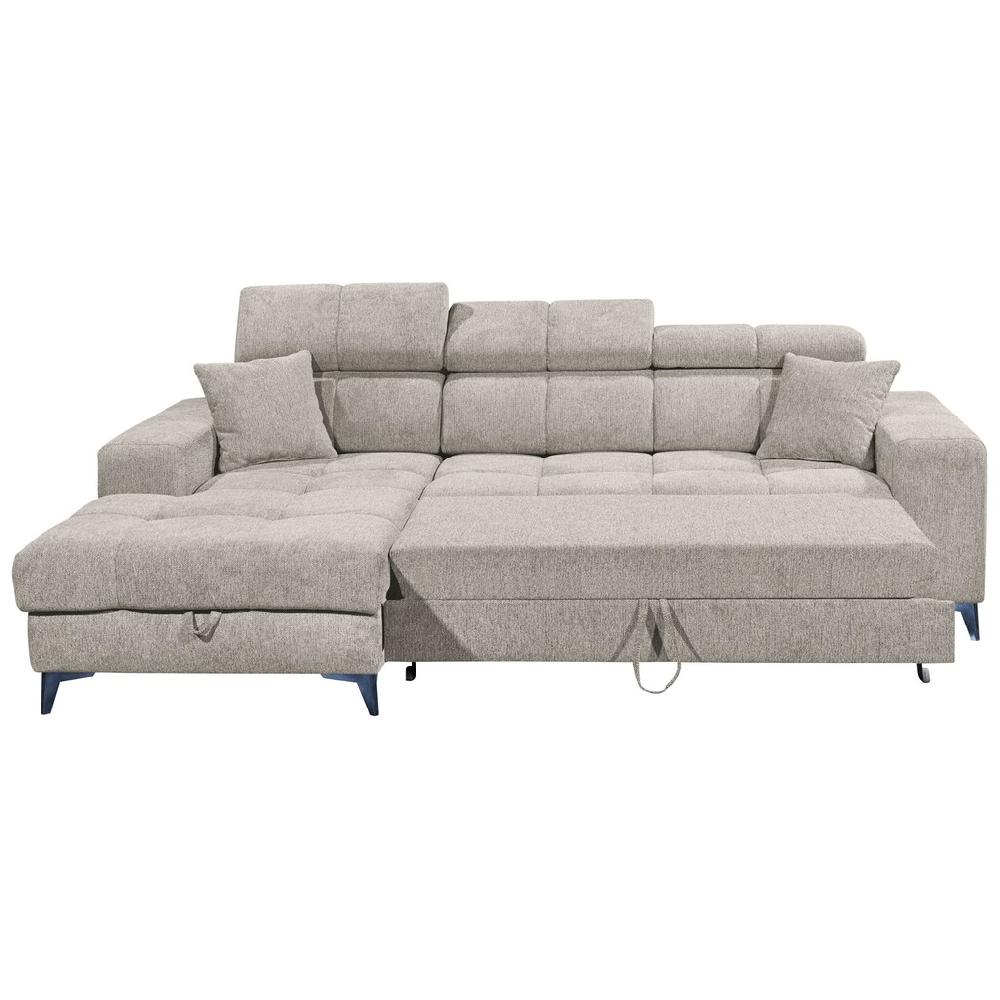 ED EXCITING DESIGN Ecksofa »Sydney L-Form« (2 St.) frei im Raum stellbar mit Bettkasten inkl. Kopfteilverstellung kaufen Begrenzt auf 3 Tage