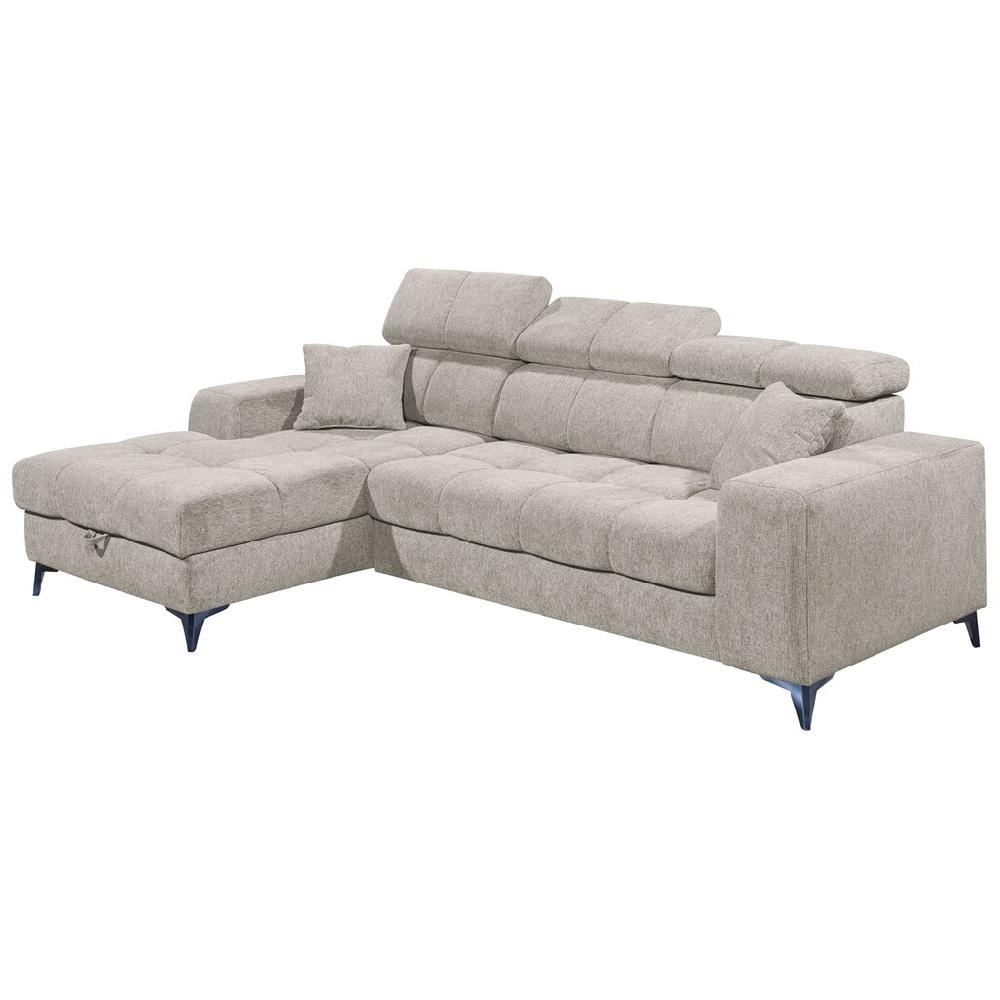 ED EXCITING DESIGN Ecksofa »Sydney L-Form« (2 St.) frei im Raum stellbar mit Bettkasten inkl. Kopfteilverstellung kaufen Begrenzt auf 3 Tage