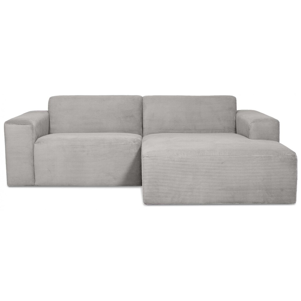 INOSIGN Ecksofa »Koa 228cm L-Form Modulsofa Webstoff Cord« Designsofa in Cord weicher Lounge-Sitzkomfort kaufen zollfrei
