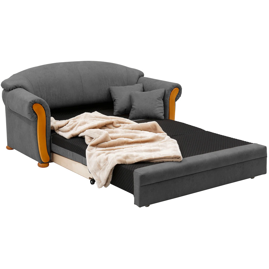 Home affaire Schlafsofa »Milano« Hoher Sitzkomfort mit Schlaffunktion und Bettkasten incl. Zierkissen kaufen 50% Rabatt für begrenzte Zeit