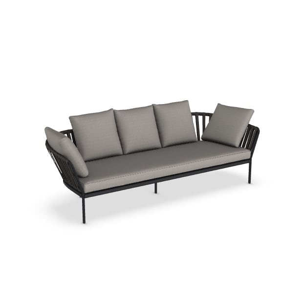Seipp Sofa Ria 3-Sitzer Produkte Garten Outdoor-Sessel und -Sofas