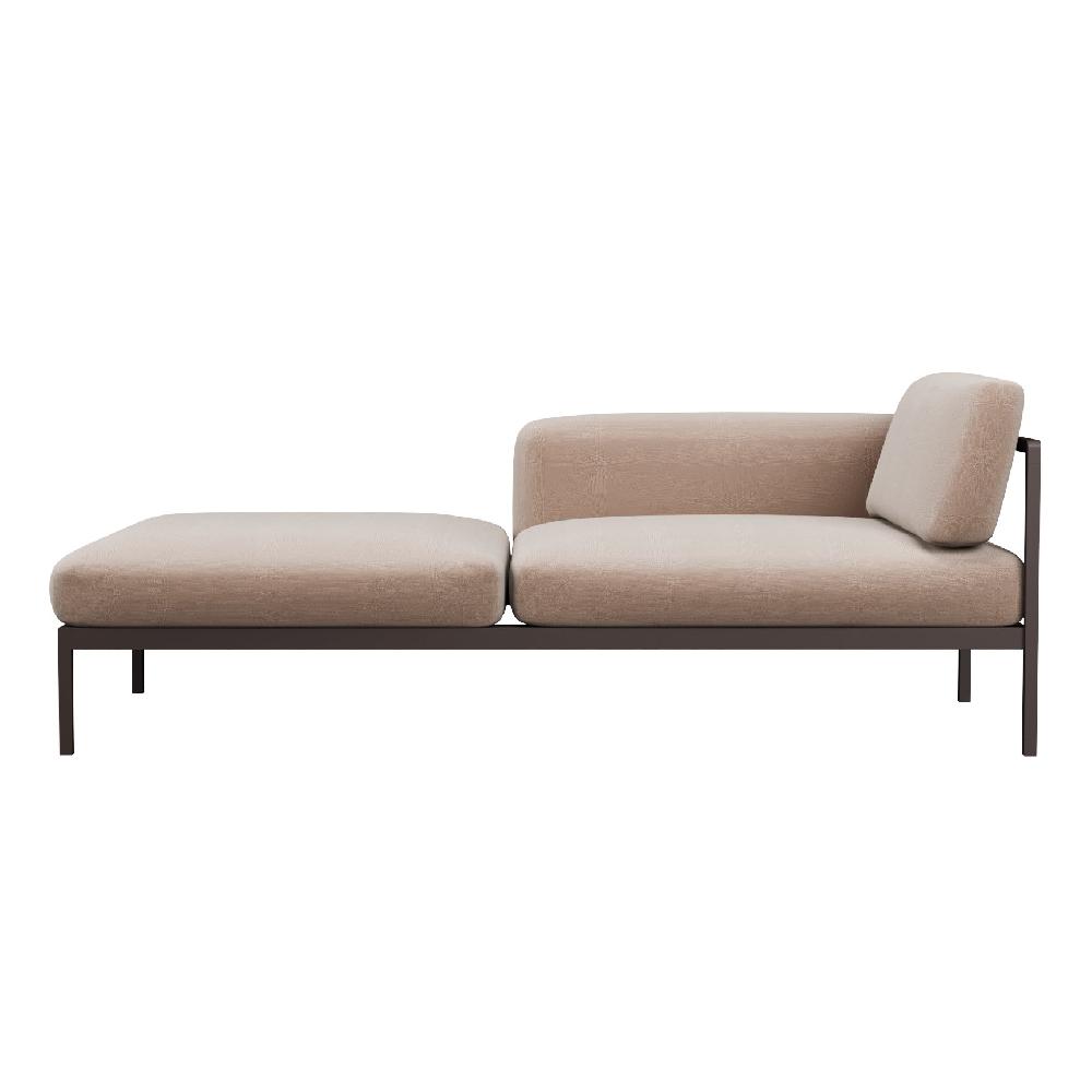 Seipp Recamière Natal Alu Meridienne Produkte Garten Outdoor-Sessel und -Sofas