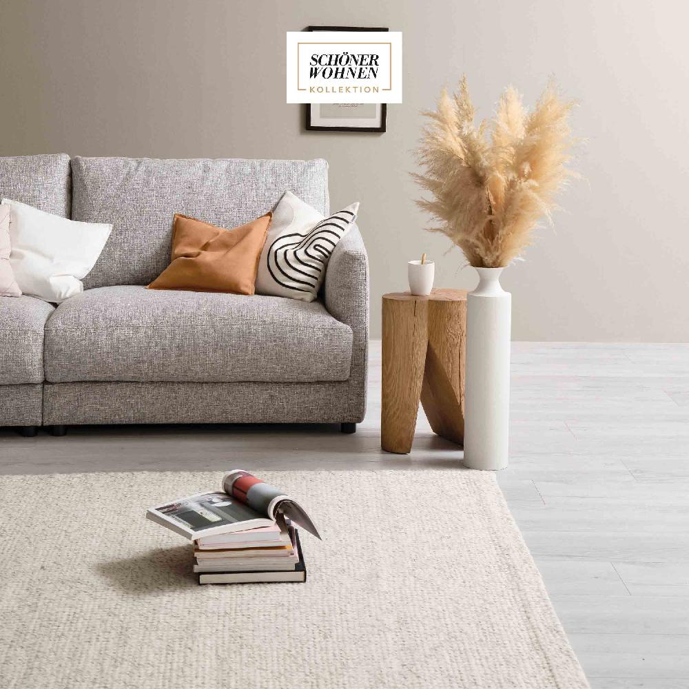 wohndirekt Teppich Wohnzimmer ENISA in 4 Größen und 3 Farben Black Friday Preise