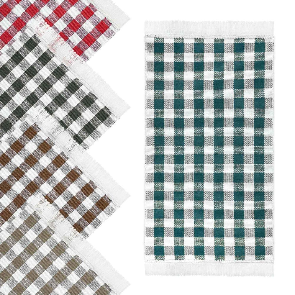 wohndirekt Küchenteppich Matrix Kariert • 100% Baumwolle • 3 Größen