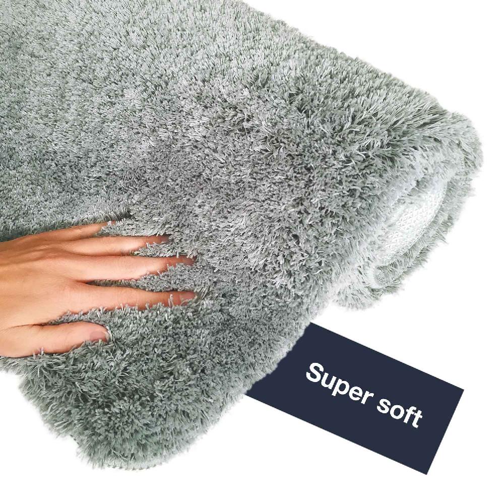 wohndirekt MALMÖ • Hochflor Badteppich • auch in Rund • 5 Größen Heißer Verkauf