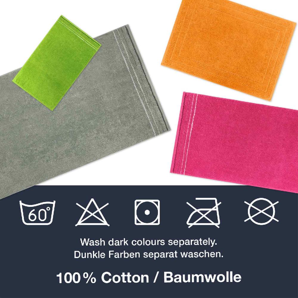 wohndirekt Badvorleger "Jasmina" – Weich Saugfähig und Pflegeleicht in 6 Farben Blitzangebot