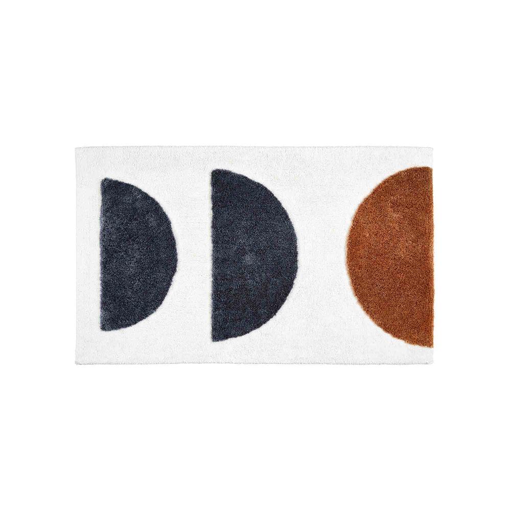 wohndirekt Badematte BARBADOS SEMI-CIRCLES in 2 Größen