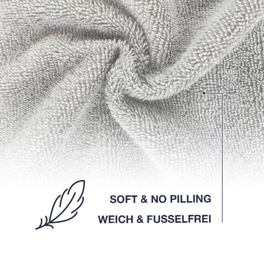 wohndirekt Jessica Gästetücher - Naturfaser - Premium Qualität - 30x50cm Sonderangebot der Fabrik