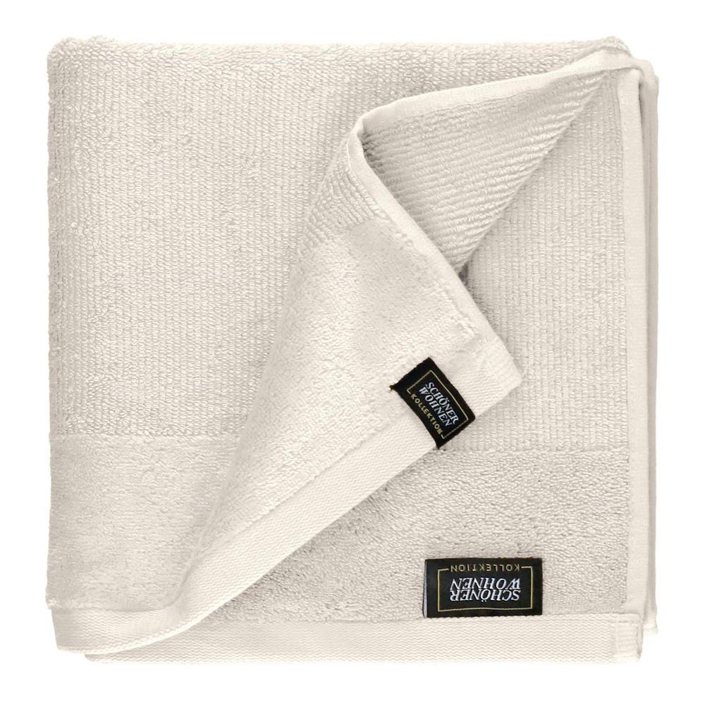 wohndirekt Handtuch SENSE mit Velourborte 50 x 100 cm Discount Store für neue Produkte