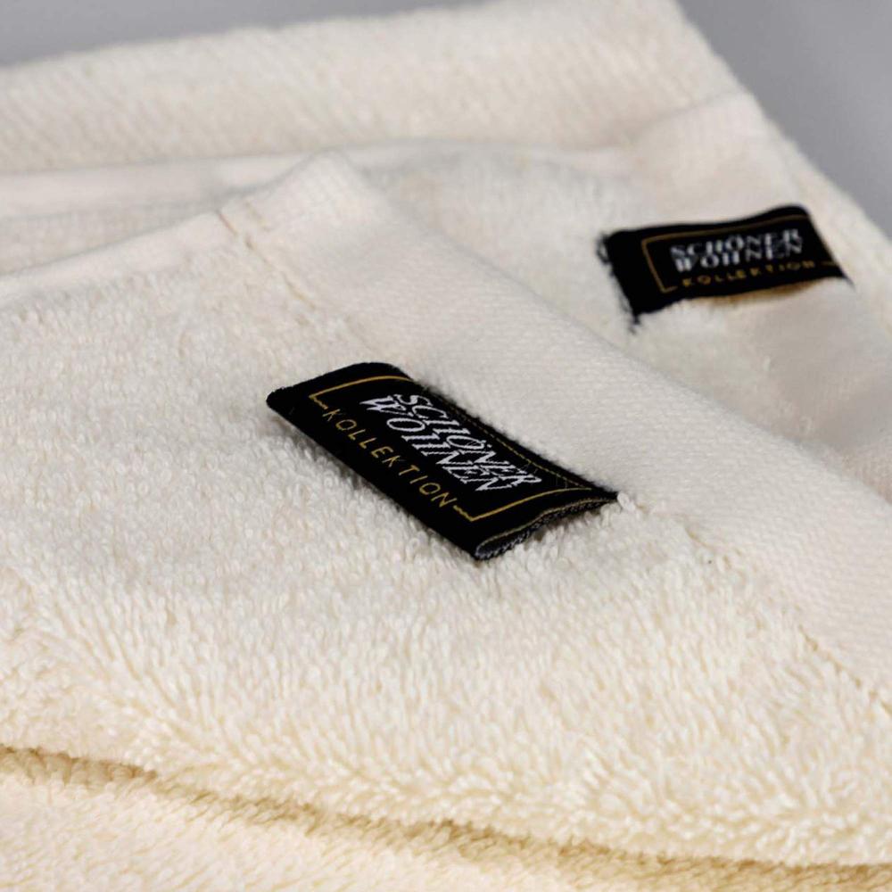 wohndirekt Handtuch SENSE mit Velourborte 50 x 100 cm Discount Store für neue Produkte