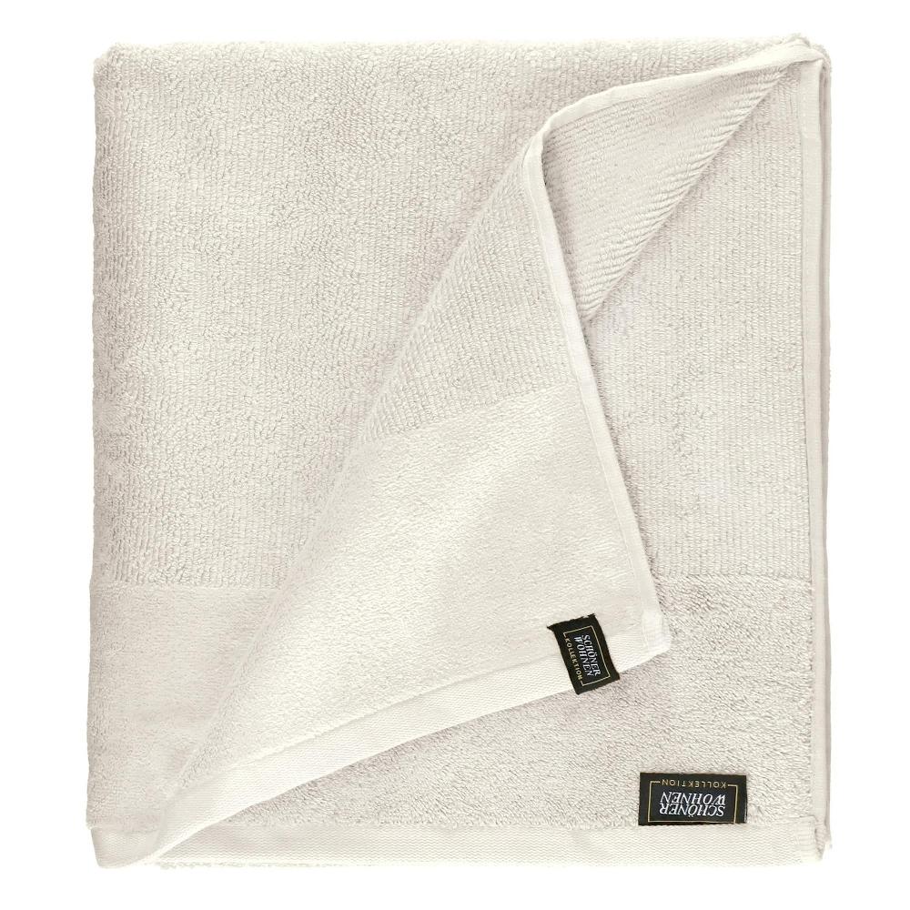 wohndirekt Badetuch mit Velourborte 100 x 150 cm Super Rabatt