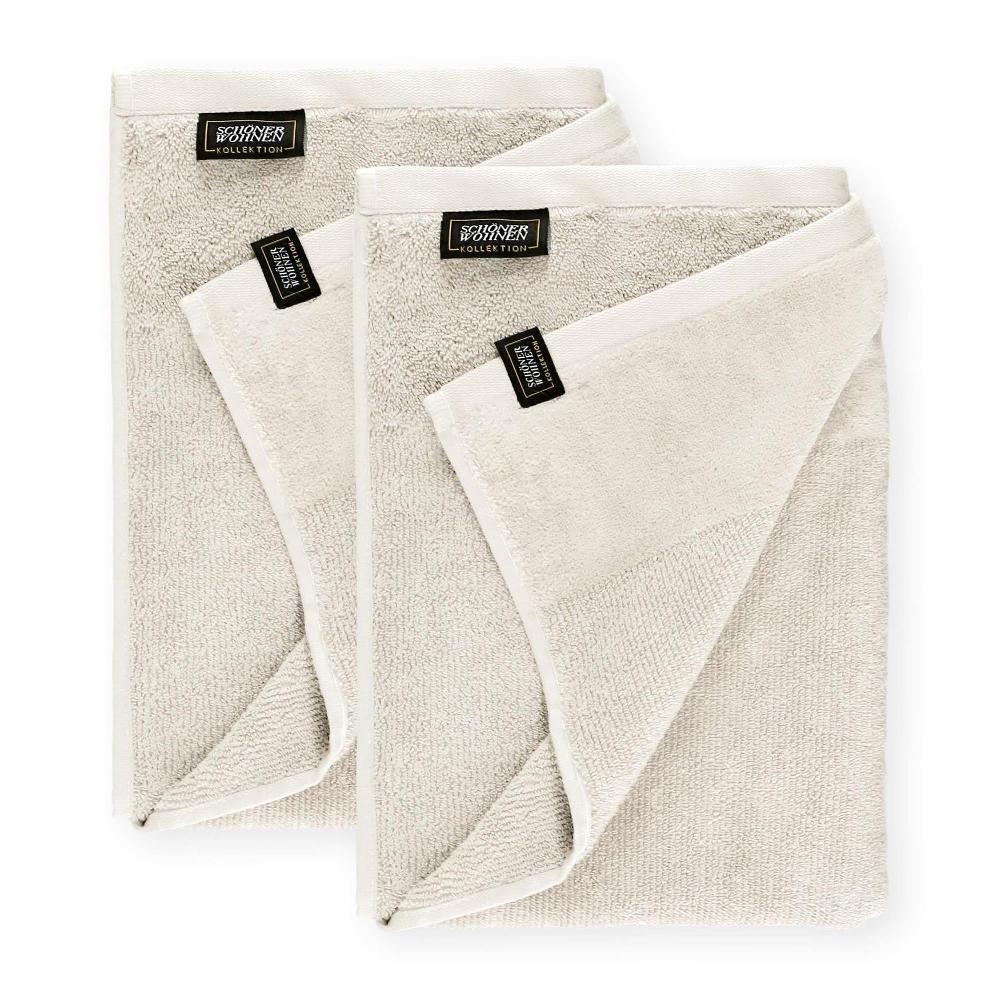 wohndirekt 2er Set Frottee Duschtuch – Airtouch Qualität 100% Baumwolle 70x140 cm weich