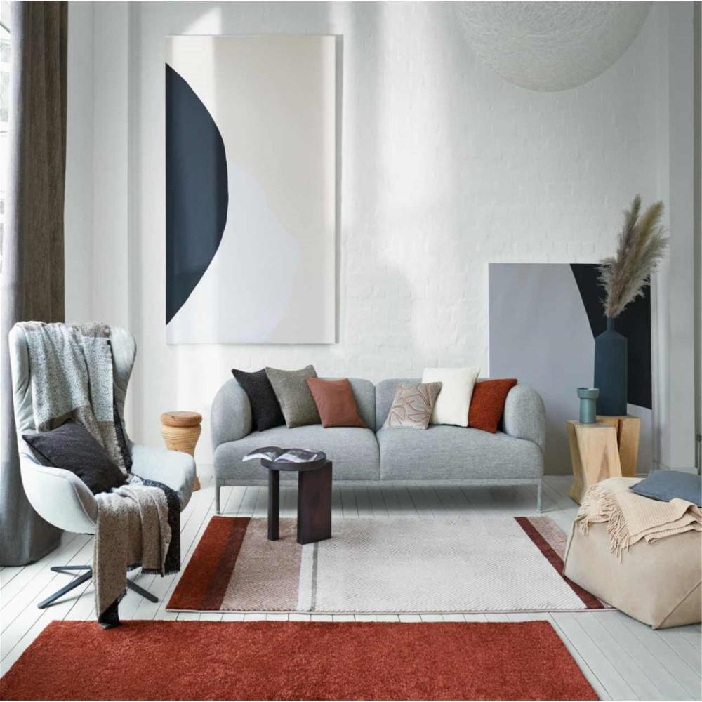 wohndirekt Kuscheldecke Jade • zweifarbiges Minimuster • Baumwollanteil recycelt • 140 x 200 cm Black Friday Preise