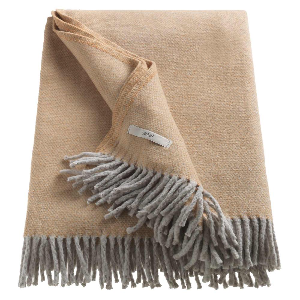 wohndirekt Kuscheldecke Jade • zweifarbiges Minimuster • Baumwollanteil recycelt • 140 x 200 cm Black Friday Preise