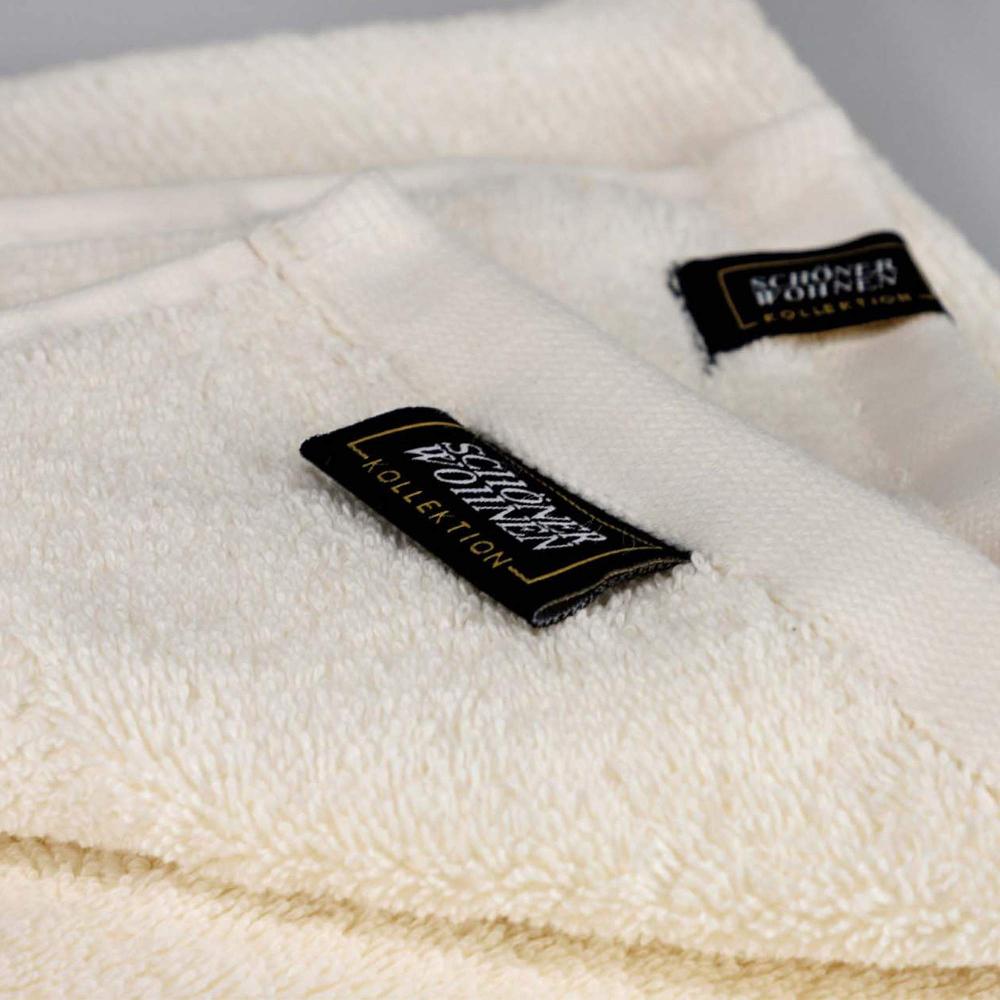 wohndirekt Handtuch 2er Set SENSE mit Velourborte 50 x 100 cm Rabatte dieses Monats