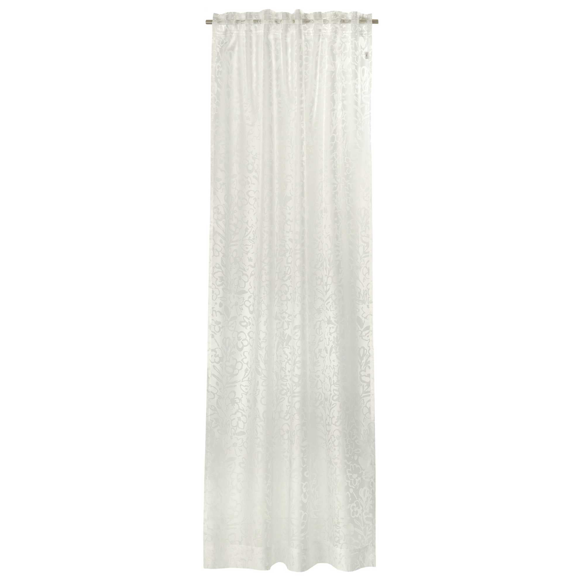 wohndirekt Schlaufenvorhang Macy transparent mit Ausbrenner