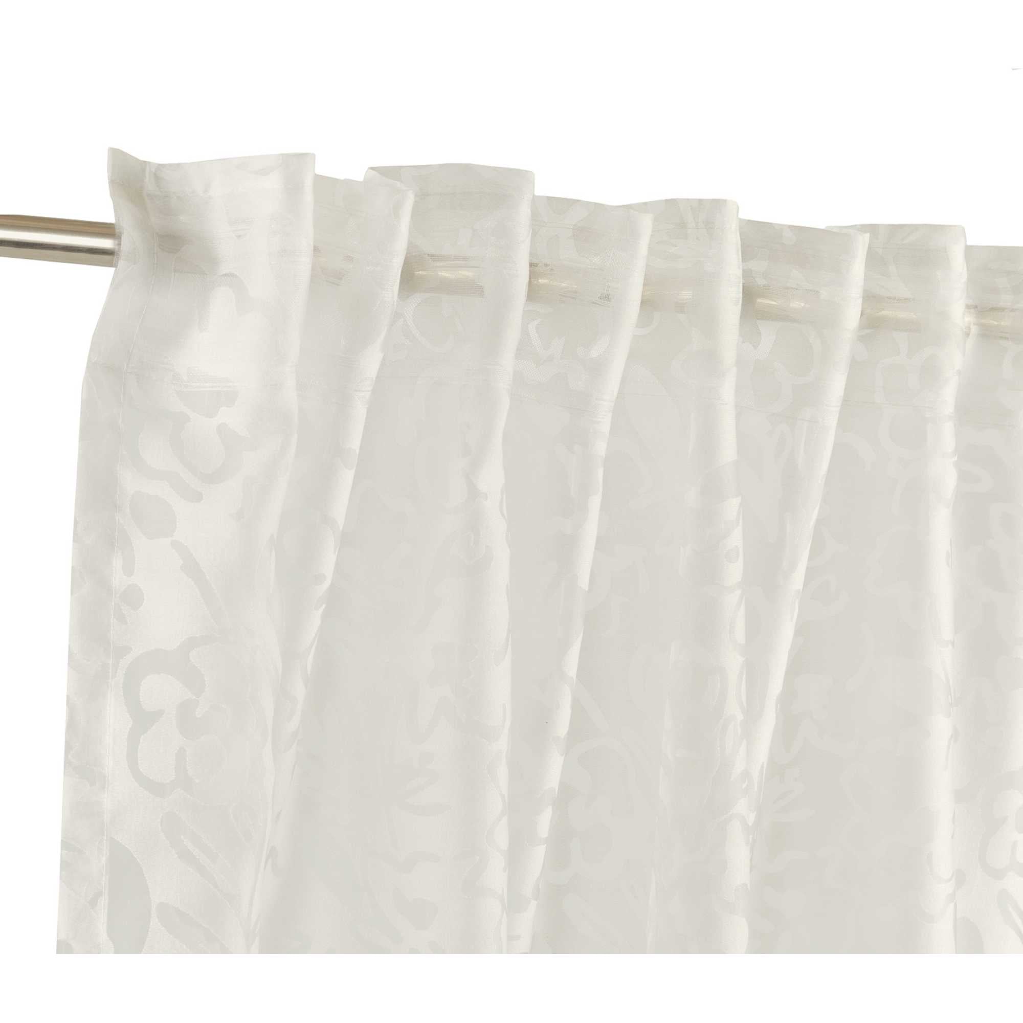 wohndirekt Schlaufenvorhang Macy transparent mit Ausbrenner Hotsell