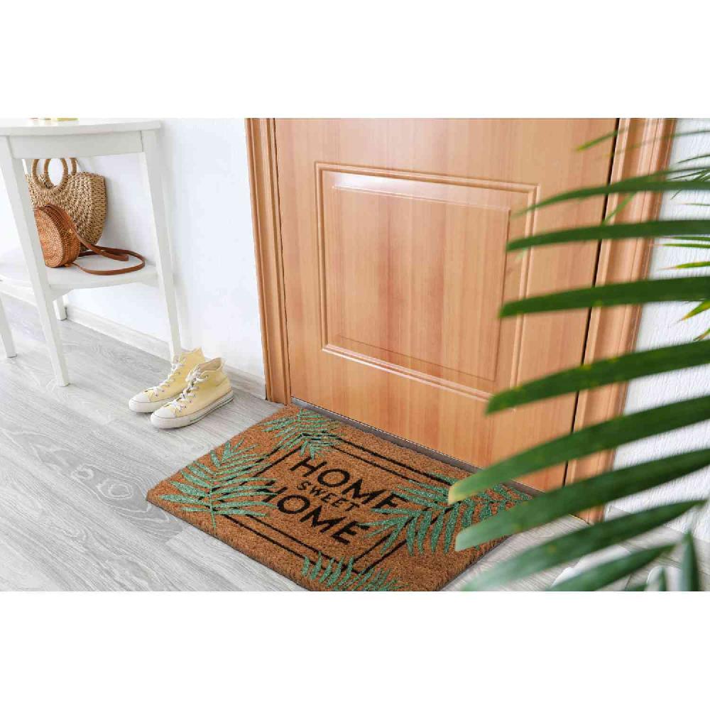 wohndirekt Fußmatte Coco Glitter • mit Vinylrüken • 100% Kokos Exklusivangebot