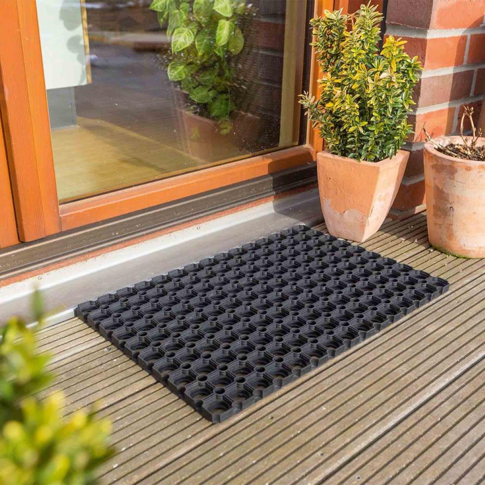 wohndirekt Fußmatte Outdoor QUADRO LIGHT in 2 Größen Begrenzte Freigabe