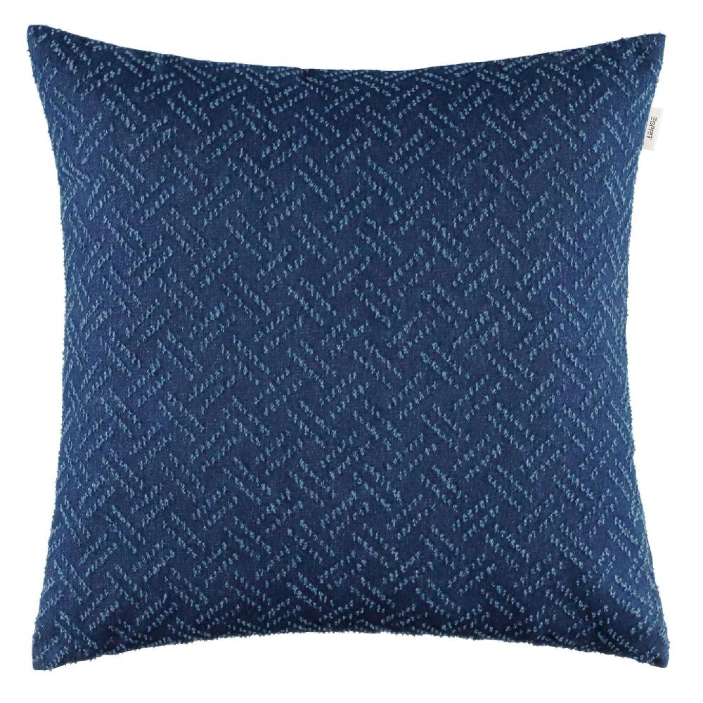wohndirekt Kissen Adele in Denim-Qualität 45x45 cm Fabrikladen