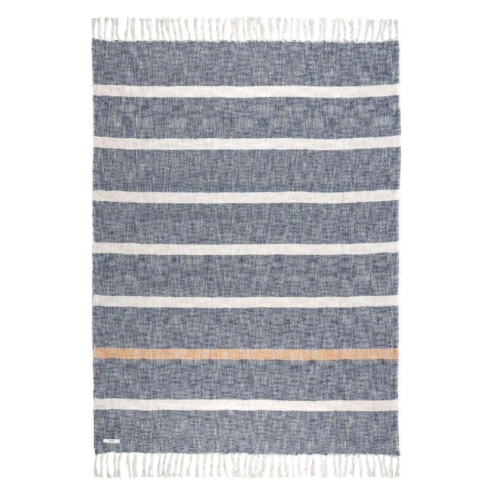 wohndirekt Plaid Arne im Naturlook mit Fransen 130x170 cm 50% Rabatt für begrenzte Zeit