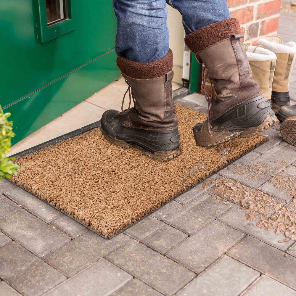 wohndirekt Kokosmatte KEIRA 20 mm Natur 100 cm breit Sonderangebot