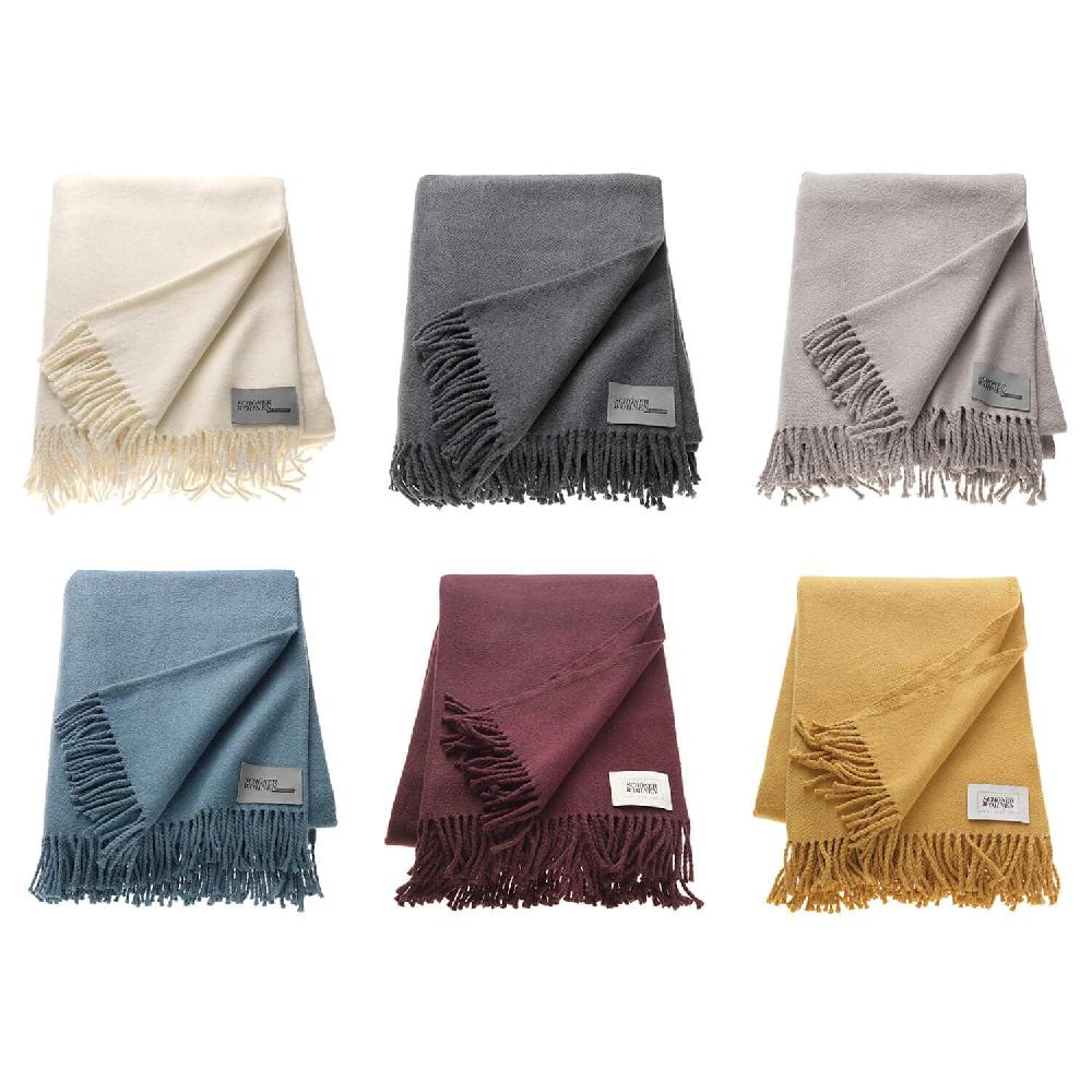 wohndirekt Schöner Wohnen Basics Tagesdecke • Unifarben • 140 x 200 cm Black Friday