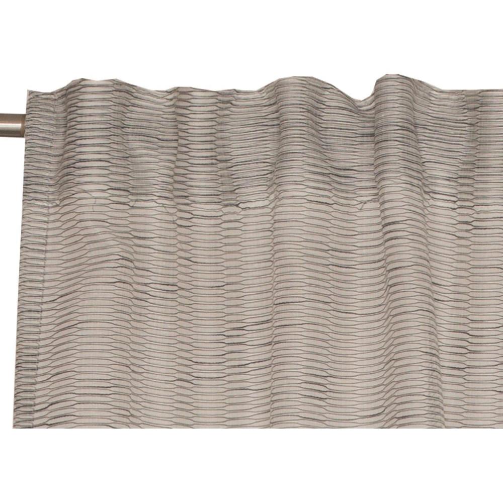 wohndirekt Ösenvorhang Meshwork mit verdeckten Schlaufen • halbtransparent • 130 x 250 cm Lagerräumung