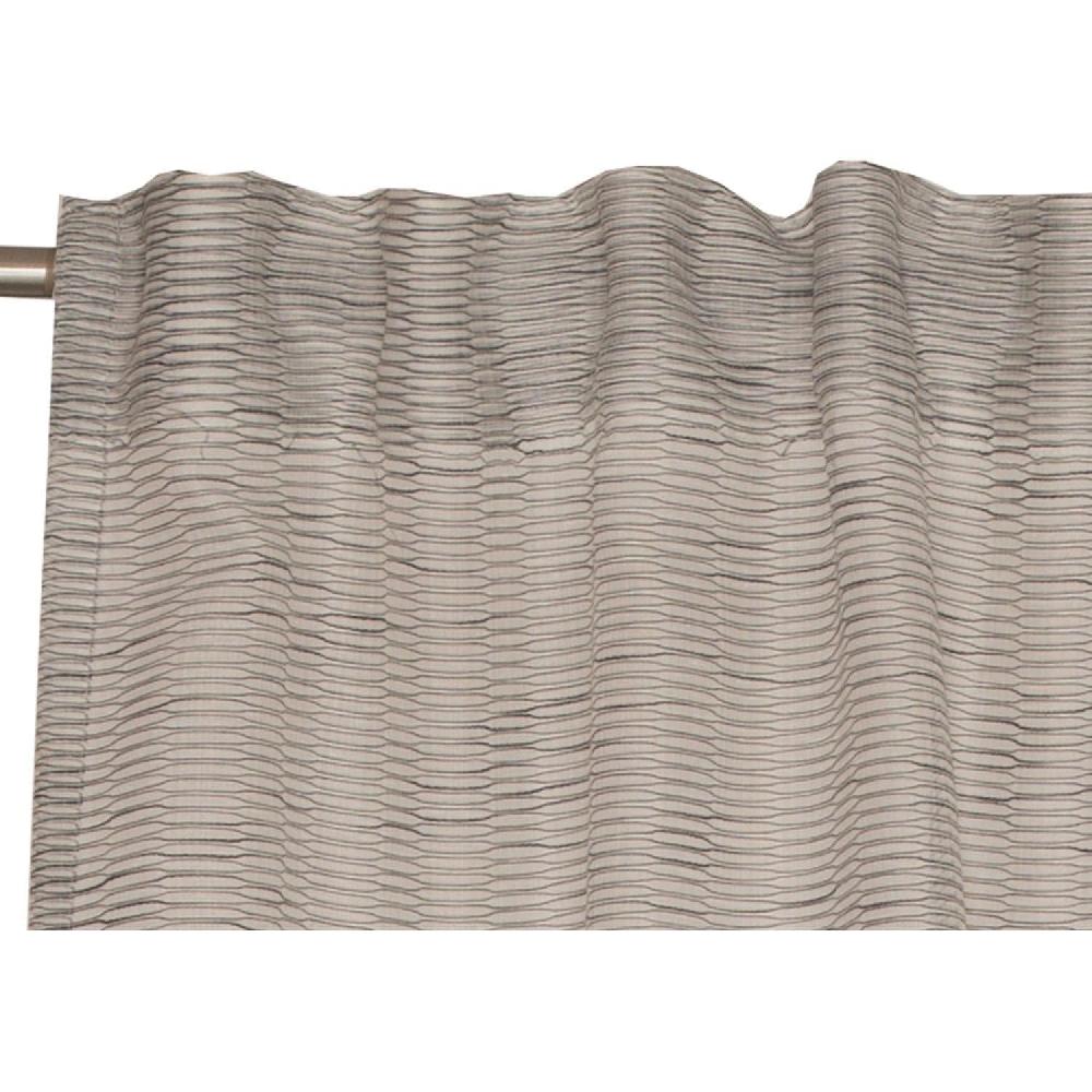 wohndirekt Ösenvorhang Meshwork mit verdeckten Schlaufen • halbtransparent • 130 x 250 cm Lagerräumung