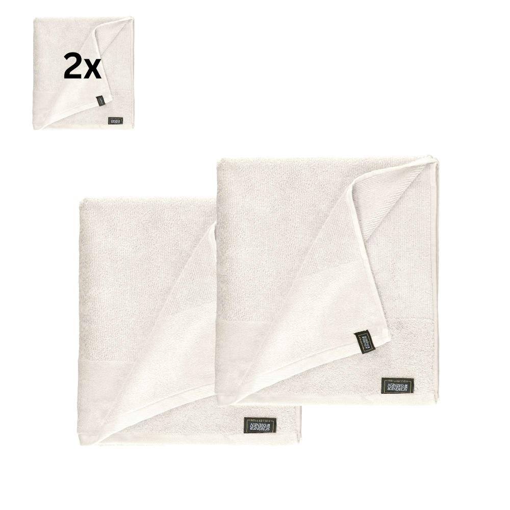 wohndirekt 2er Set Frottee Badetuch – Airtouch Qualität 100% Baumwolle 100x150 cm weich